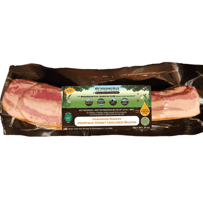 8 oz. Heritage Honey Pastured Pork Bacon