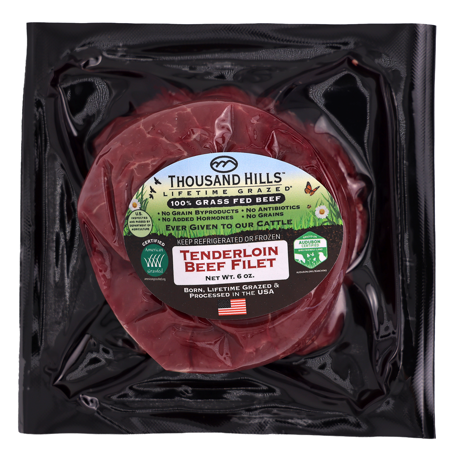 Grass Fed Tenderloin Beef Filet | 100% Grass Finished Beef