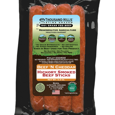 Hickory Smoked Beef ‘n Cheddar Sticks