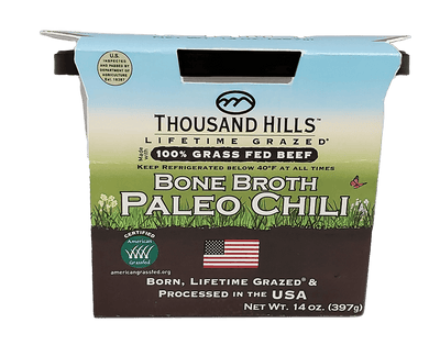 Paleo Chili from Grass Fed Beef and Bone Broth – 14 oz. Cup