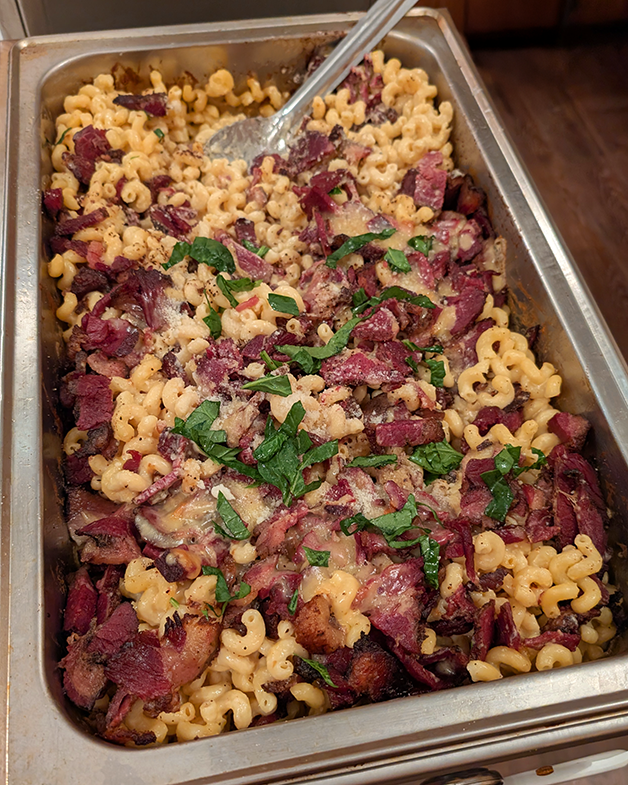 Brisket Bacon Mac and Cheese
