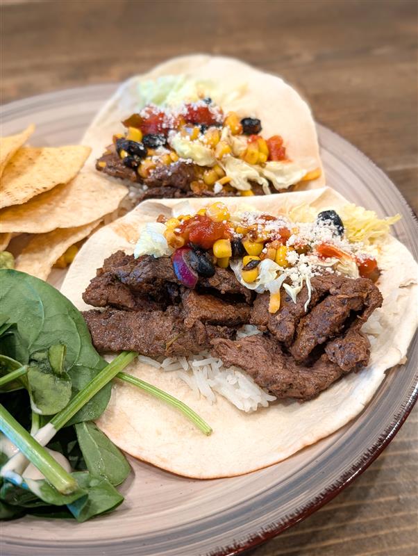 Flat Iron Steak Taco’s 