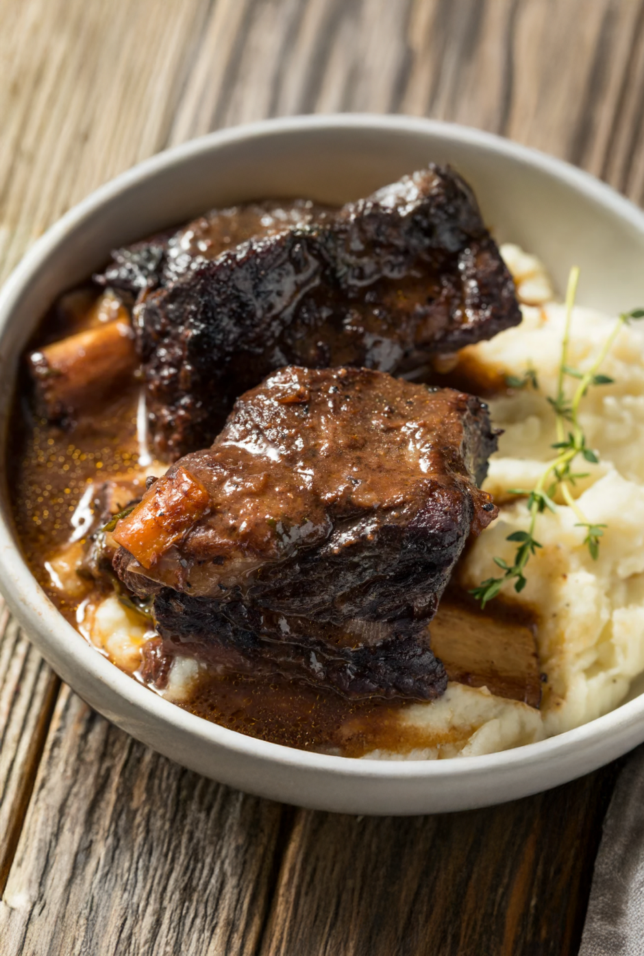 Balsamic Glazed Short Ribs with Root Vegetables