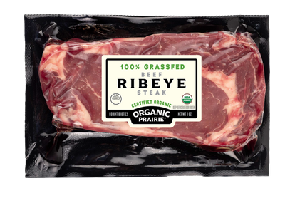 100% Grassfed Organic Beef Ribeye Steak