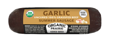 Uncured Beef Summer Sausage Garlic