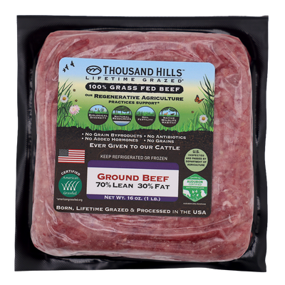 Grass Fed Keto Ground Beef 70/30