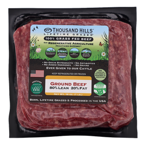 Grass Fed Ground Beef 80/20