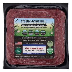 Grass Fed Ground Beef 90/10