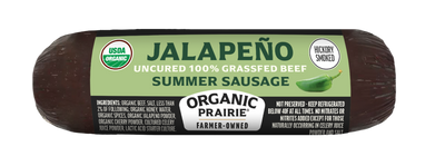 Uncured Organic Beef Summer Sausage Jalapeno