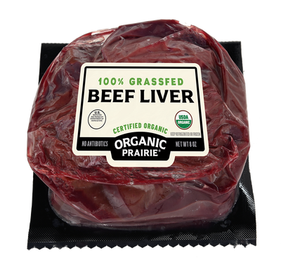 100% Grassfed Organic Beef Liver