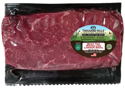 Grass Fed Beef Top Round For London Broil