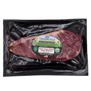 Grass Fed New York Strip Beef Steak