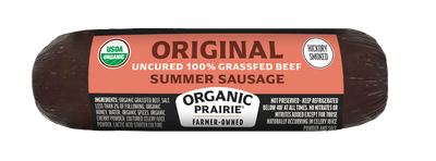 Uncured Organic Beef Summer Sausage Original
