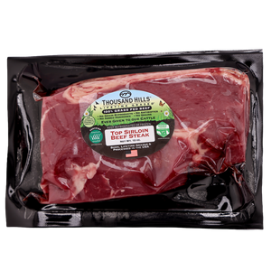 Grass Fed Beef Top Sirloin Steak 12 oz