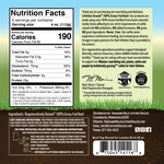 Back label for Grass Fed Beef Top Round For London Broil