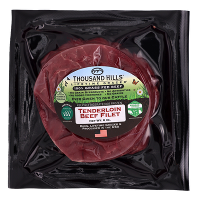 Grass Fed Tenderloin Beef Filet