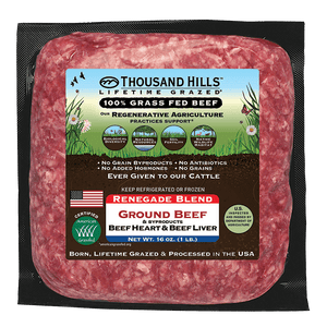 Grass Fed Renegade Blend Ground Beef with Organs