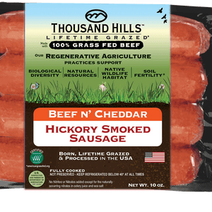 Hickory Smoked Beef ‘n Cheddar Sausage