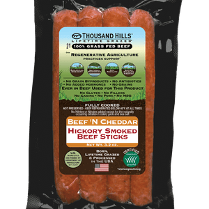 Hickory Smoked Beef ‘n Cheddar Sticks