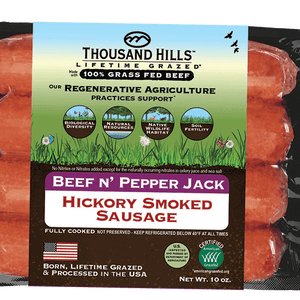 Hickory Smoked Beef ‘n Pepper Jack Sausage