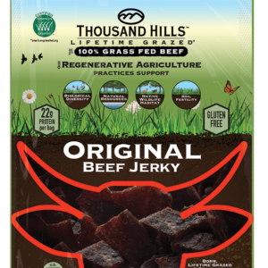 beef jerky bag front, original
