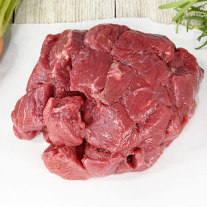 Beef for Stew Raw Staged