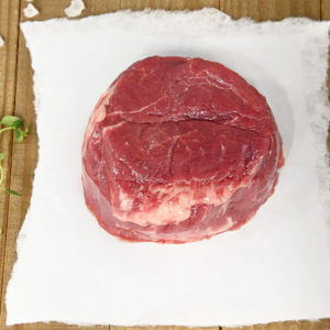 Tenderloin Beef Filet Raw Staged