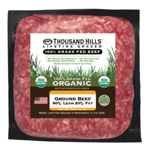 ground beef organic 80 20