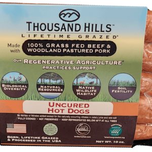 pack of uncured hot dogs
